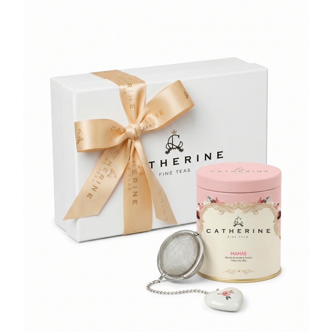 Kit para presente com Infusão Mamãe e Indusor Endless Love Catherine Fine Teas