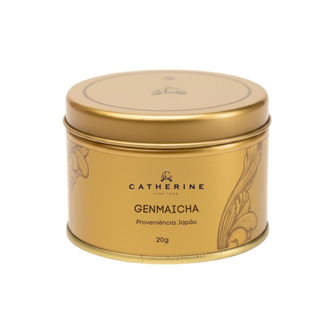 Chá verde japonês Genmaicha - Chá de Pipoca - Catherine Fine Teas - Coleção Treasures