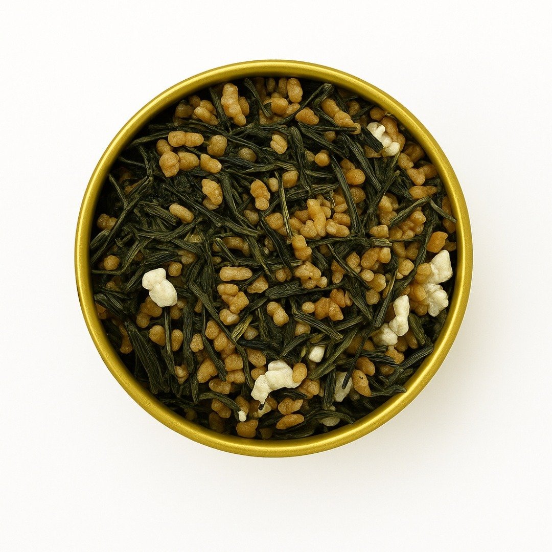 Chá Verde Japonês Genmaicha Loose Leaf - - coleção Treasures - Catherine Fine Teas