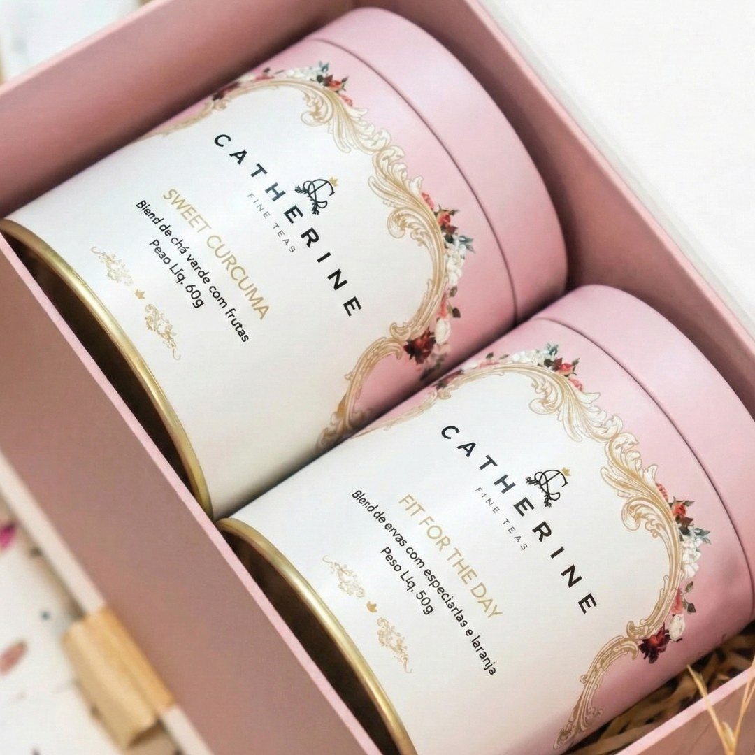 Kit de chás Wellness Teas Catherine Fiune Teas