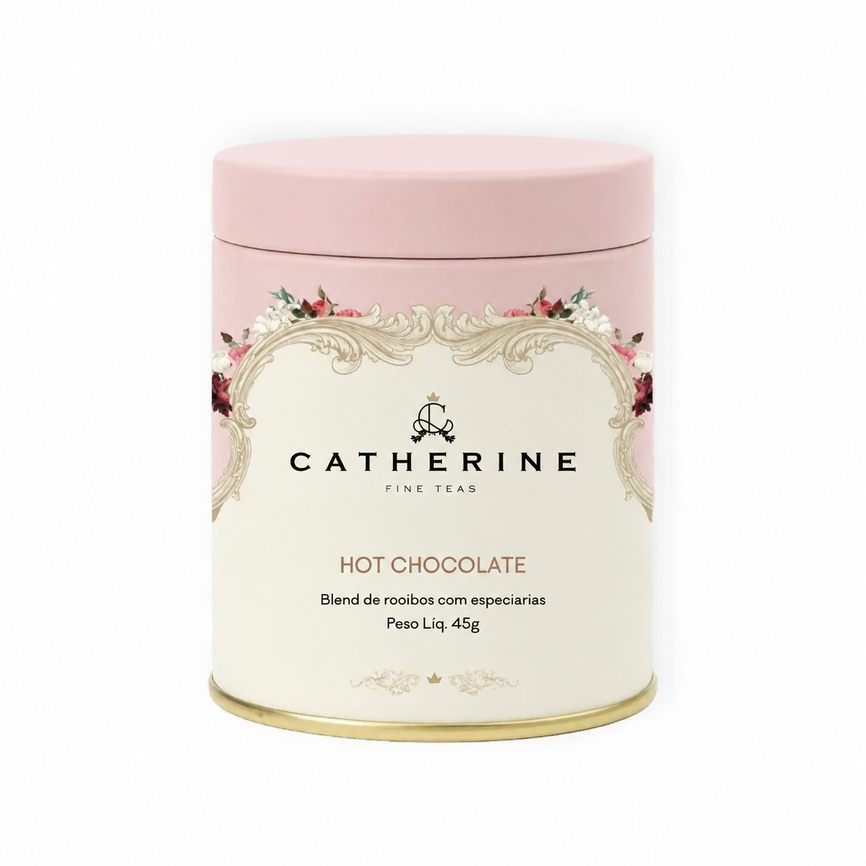 Blend Hot Chocolate | Rooibos com Cacau e Especiarias | Pink Tin 45 g