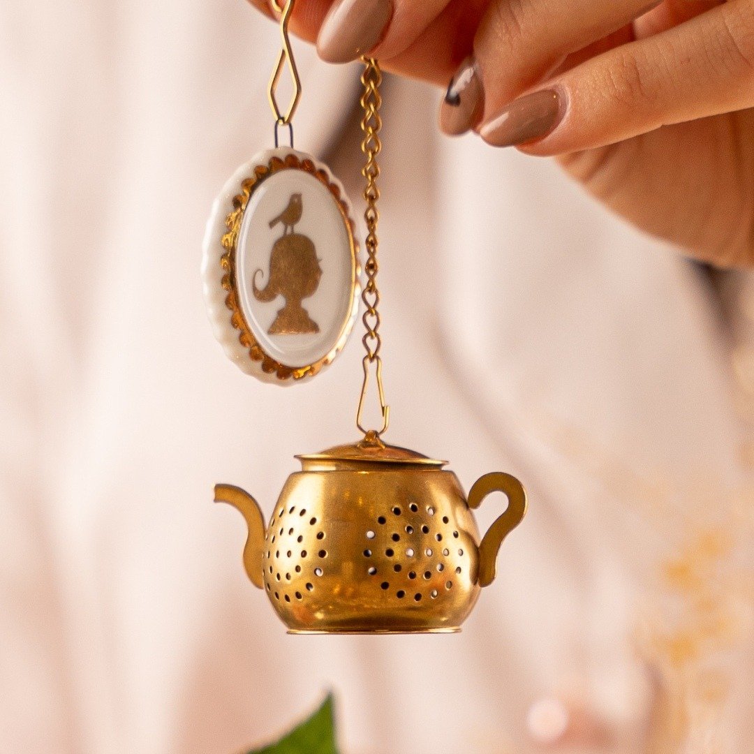 Kit Timeless Love - Infusor de Chá Medalha Pip Studio – Edição Comemorativa Limitada - Catherine Fine Teas