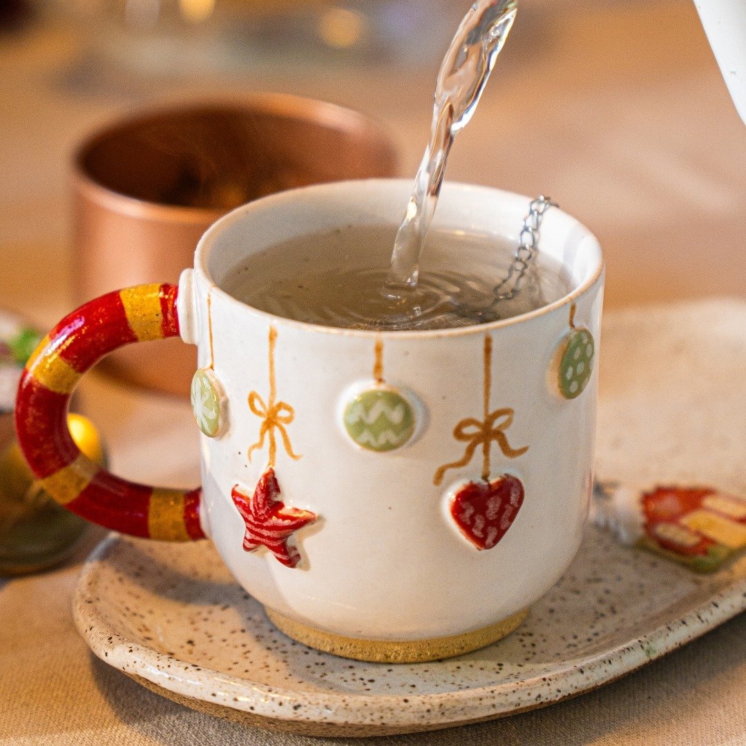 Caneca Gingerbell de Natal para Chá - Catherine Fine Teas