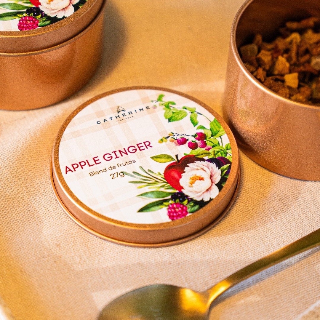Infusão de Frutas Apple Ginger Catherine Fine Teas