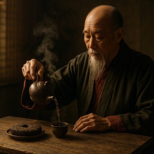 cha pu erh envelhecido como vinho