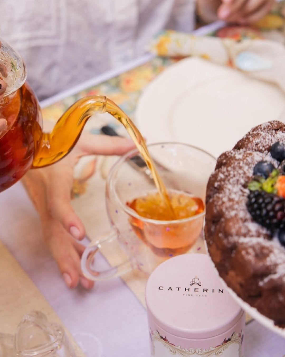 Chás para o outono e acessórios Catherine Fine Teas