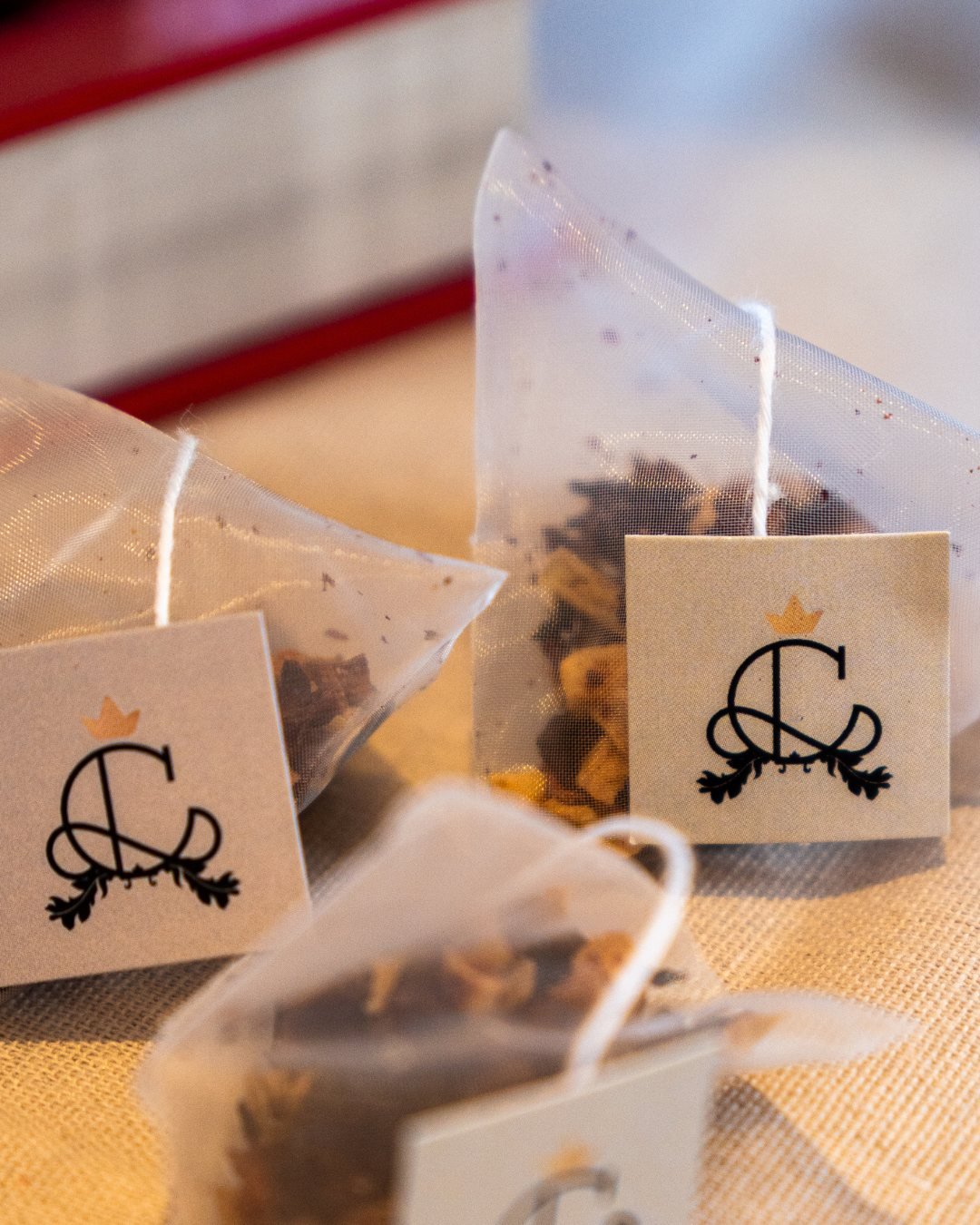 Chás em Sachê Piramidal Catherine Fine Teas