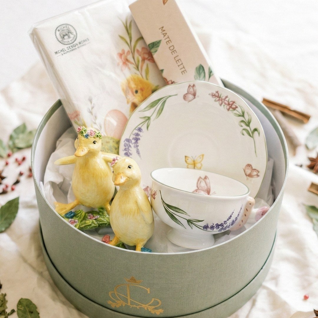 Gift Box Chá e Louças Finas Memorias do Jardim - Catherine Fine Teas