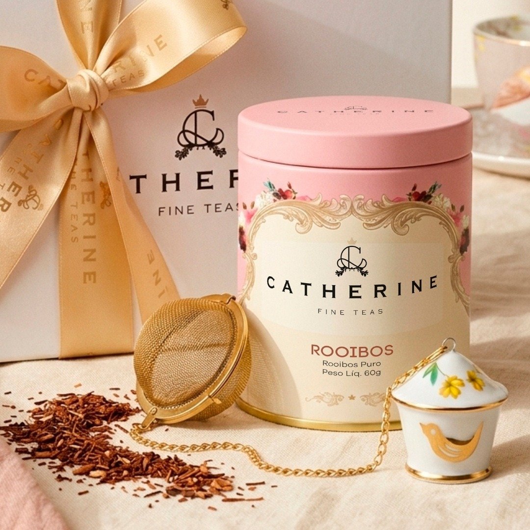 Kit rooibos infusor porcelana birdhouse pip studio Amber Nest - Catherine Fine Teas