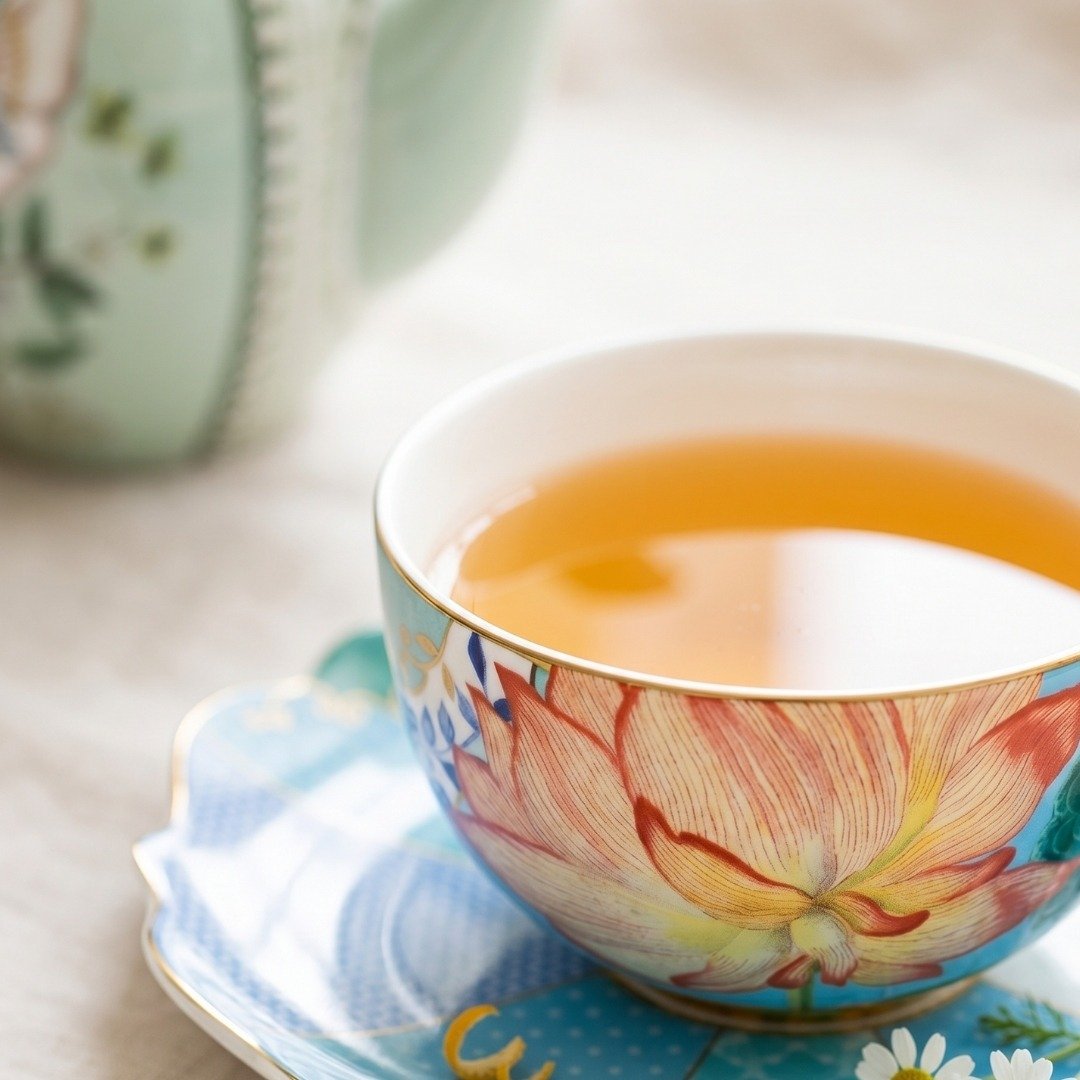 Xicara Pip Studio Royal Sunset kit para Chá Catherine Fine Teas