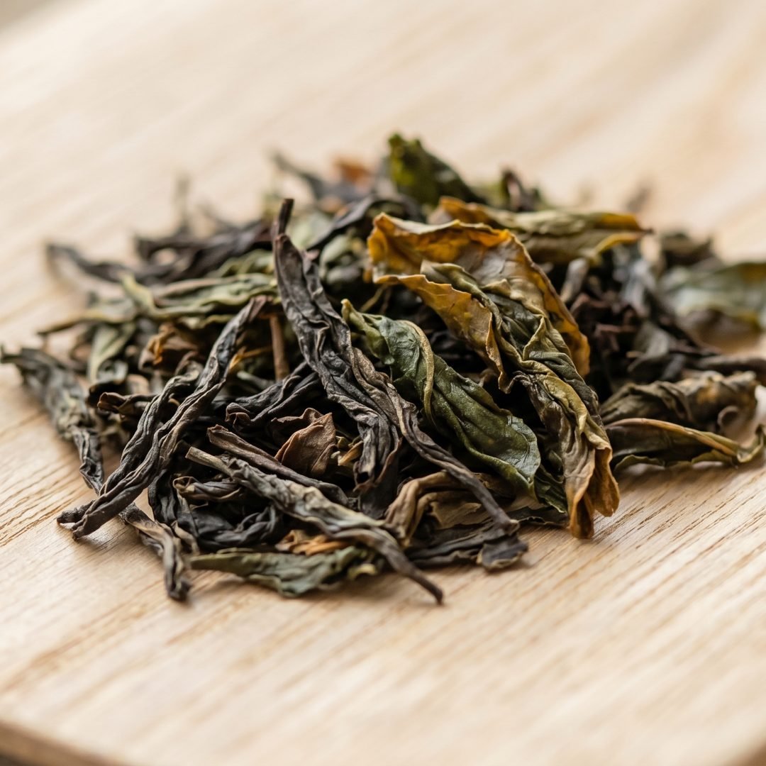 Folhas processadas de Camellia sinensis