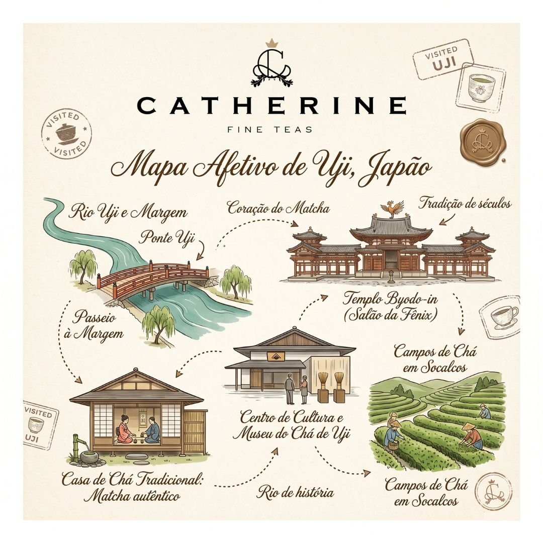 Mapa Afetivo de Uji Japao Catherine Fine Teas