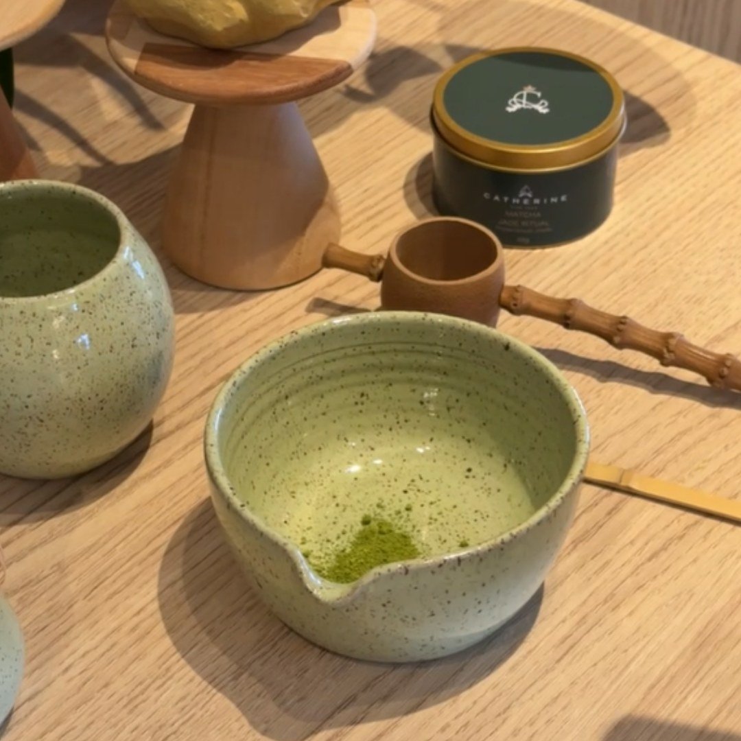 Cerâmicas jogo matcha Catherine Fine Teas