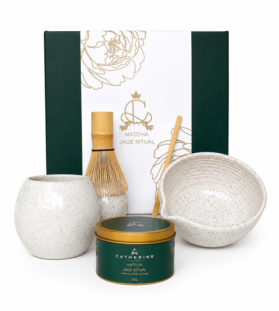 Jade Ritual Matcha Gift Box | Matcha Off- White