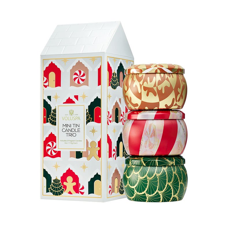 KIT 3 MINI VELAS LATA 25H HOLIDAY