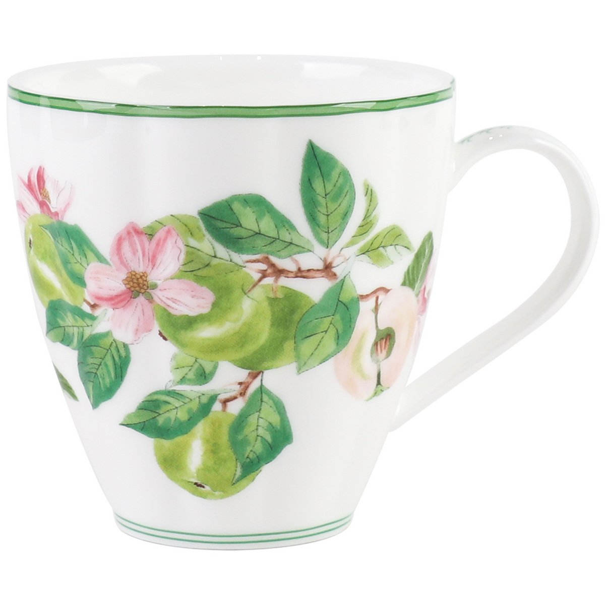 CANECA COM ALCA FLORAL HORTICOOL GREEN 300ML
