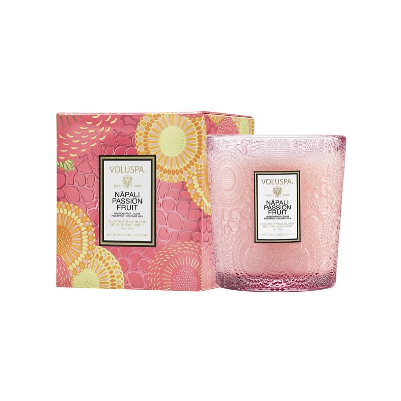 VELA COPO VIDRO CLASSICO 60H NAPALI PASSION FRUIT