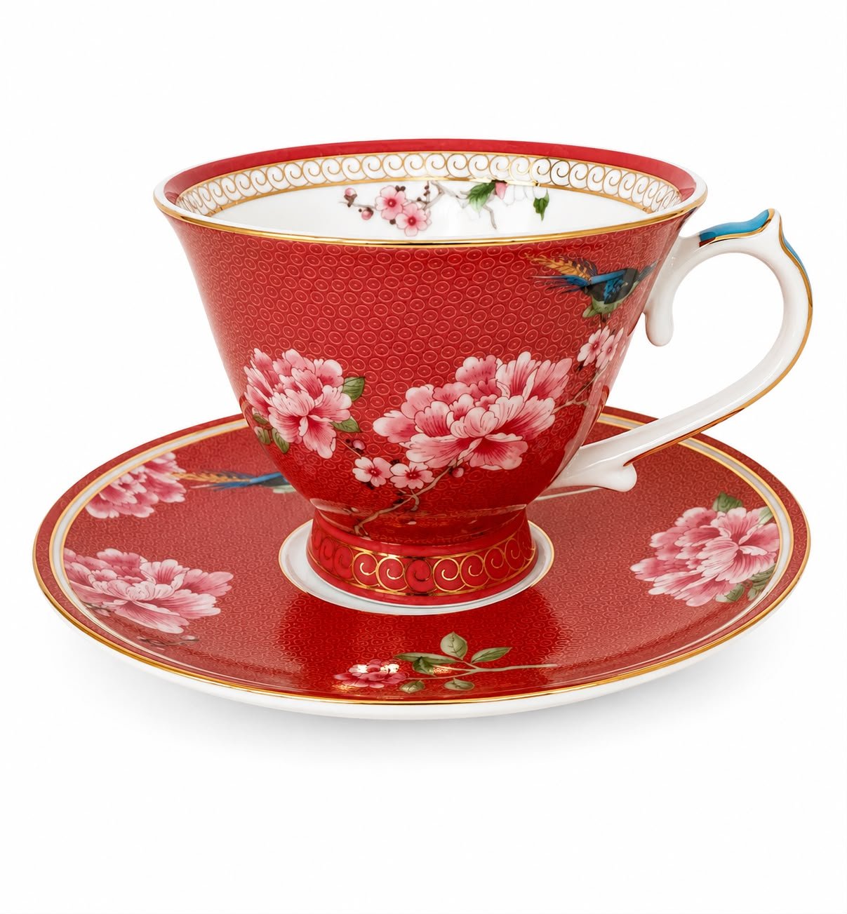 XICARA DE CHA VERMELHO PEONY 250ML