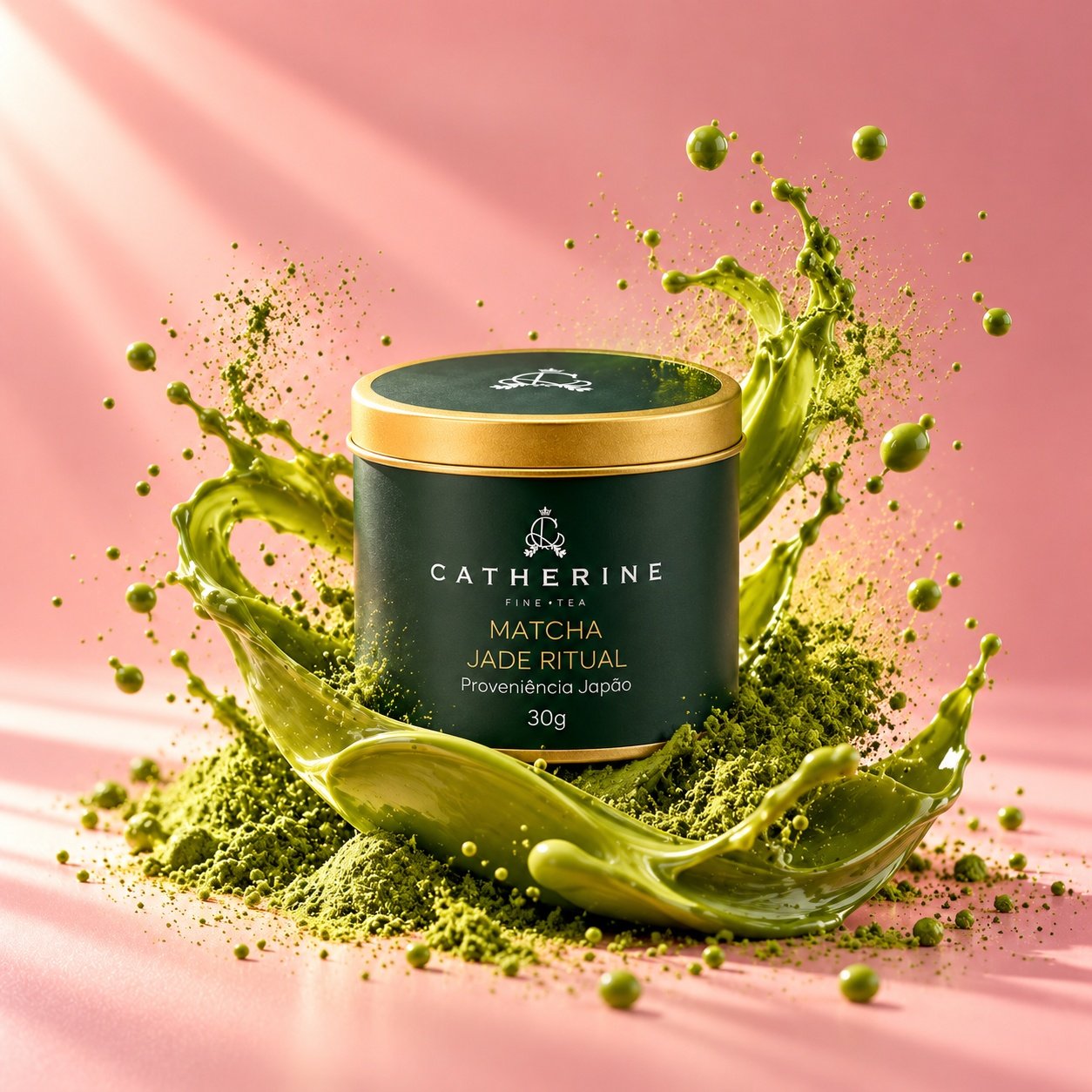 Chá Matcha Jade Ritual | Chá Verde Japonês em Pó | Linha Treasures | Lata 30g