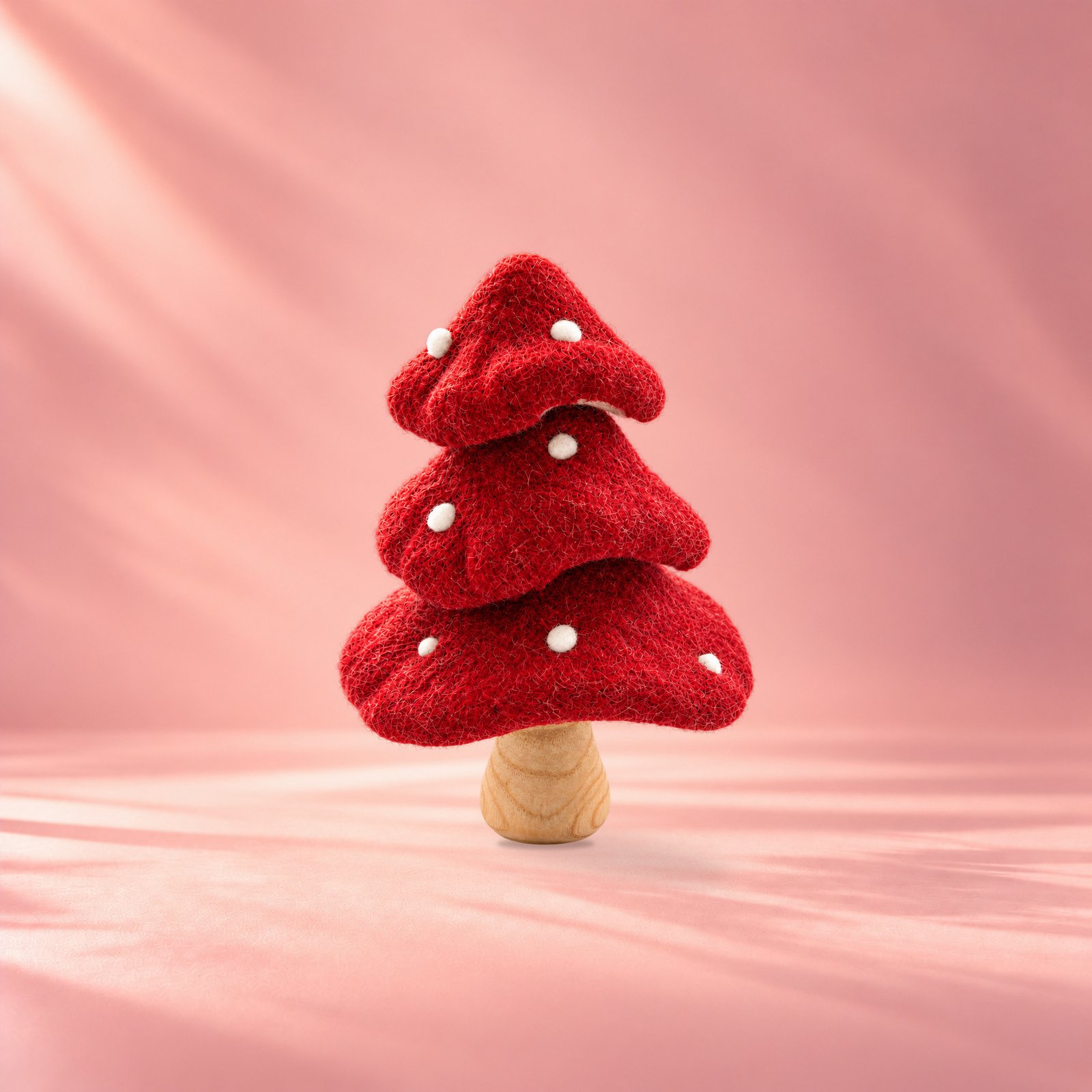 Árvore de Natal Cogumelo em Feltro