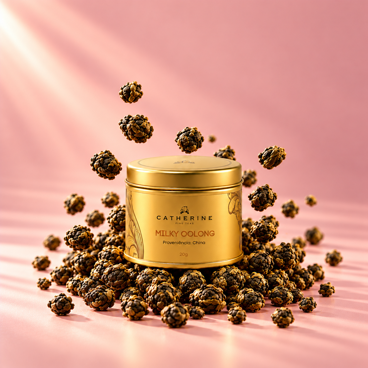 Chá Milky Oolong | Oolong Chinês de Notas Cremosas | Linha Treasures | Lata 20g